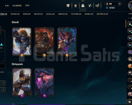 TR MAINLIK LOL VE VALORANT HESAP