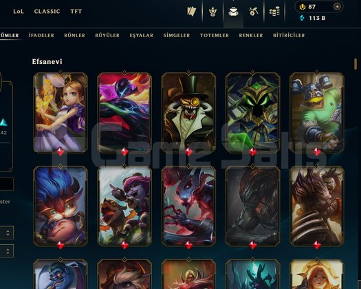 EUW 430 KOSTÜM 173 ŞAMPİYON UNRANKED