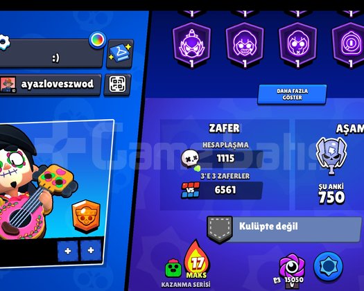 Nadir skinli 42k karakter levelleri iyi