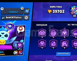 40K kupa +200 kostüm93/100karakter hesap