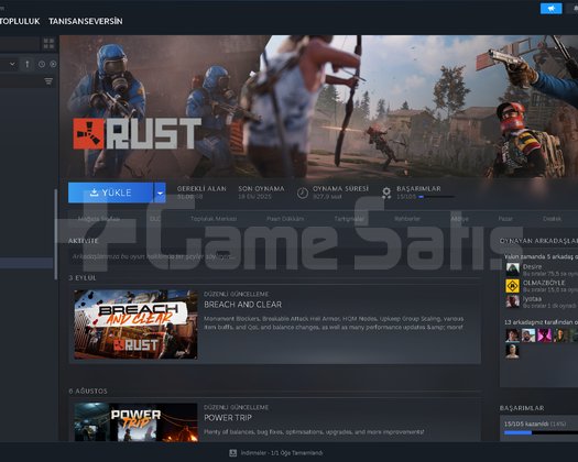 +103 Oyunlu Steam hesabı