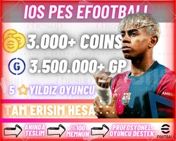 Ios | 3000 COIN + 3.5M GP Tam Erişim