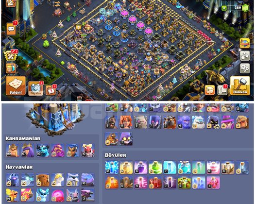 TH18COC | 87 EKİPMANLI MAX + UYGUN Fİ