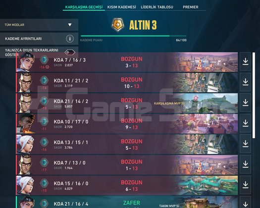 GOLD 3 DÜŞÜK MMR BOŞ HESAP