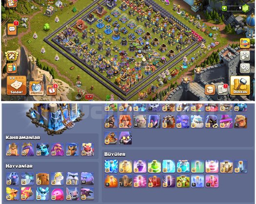 TH18COC |  308 LEVEL ! MAX KÖY !!