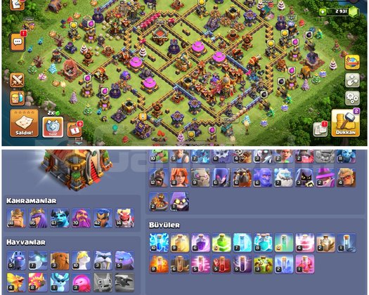 TH16COC |  DUVAR HARİÇ MAX KÖY !!