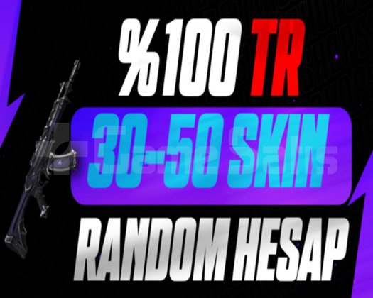 100 TR |ULTRA| 30-50 SKİN GARANTİLİ