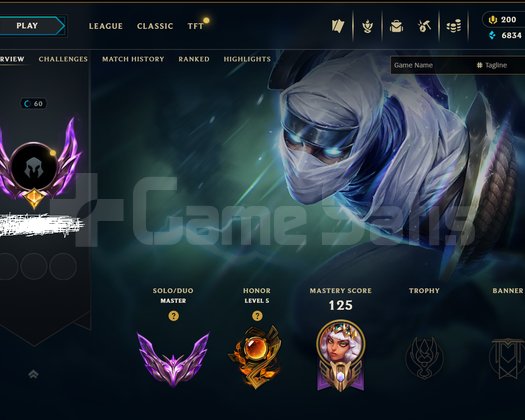 LOL EUW MASTER 65WR HANDMADE HESAP
