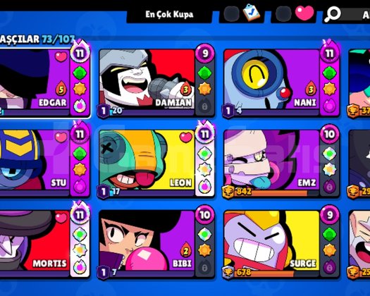 BRAWL STARS HESABI