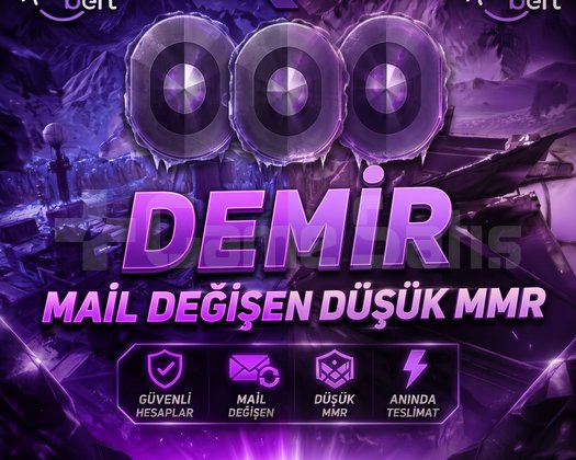 TR/EU DEMİR MMR | 20+ LVL DERECELİ HAZIR