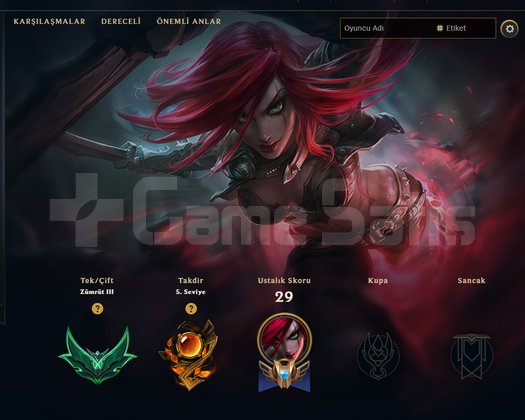 EUW EMARELD ELO SMURF ACC