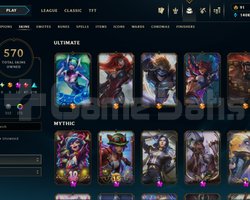 800 LEVEL 570 SKIN PLAT 4 EUW HESABI