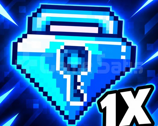 1X Blue Gems Lock