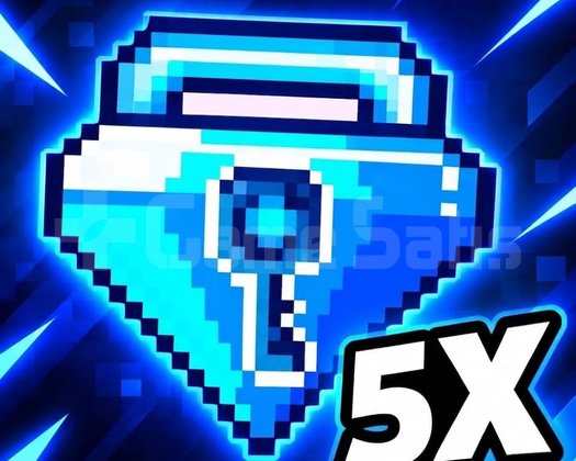 5X Blue Gems Lock