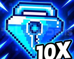 10X Blue Gems Lock