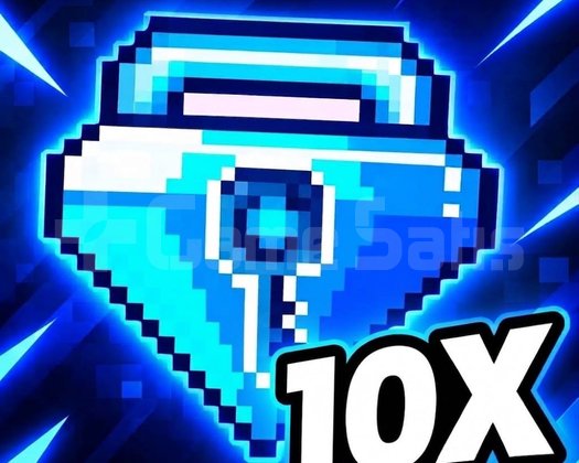 10X Blue Gems Lock