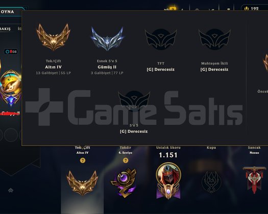 EUW 400SKİN+ ACİLİYETTEN SATILIK