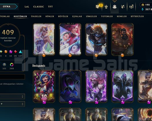 EUW 400SKİN+ ACİLİYETTEN SATILIK
