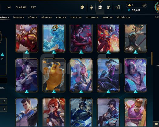 TR / 135 LEVEL / 40 SKİN / FUL HERO
