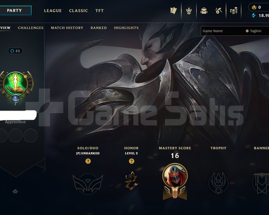 Euw Unranked Temiz Lol Hesabı