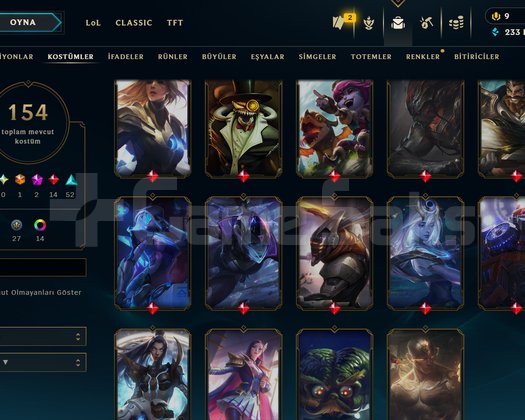 364 LEVEL / 119 SKİN / FUL HERO