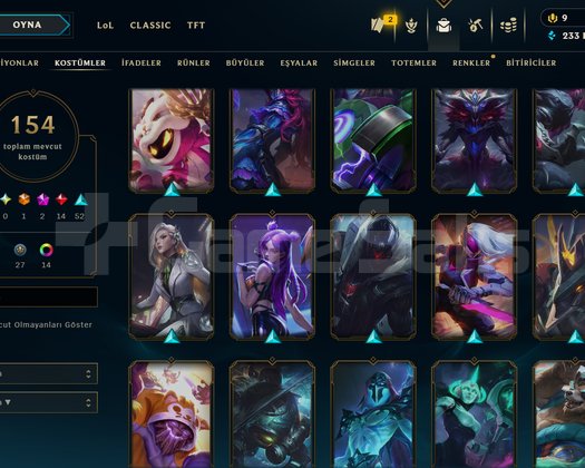 364 LEVEL / 119 SKİN / FUL HERO