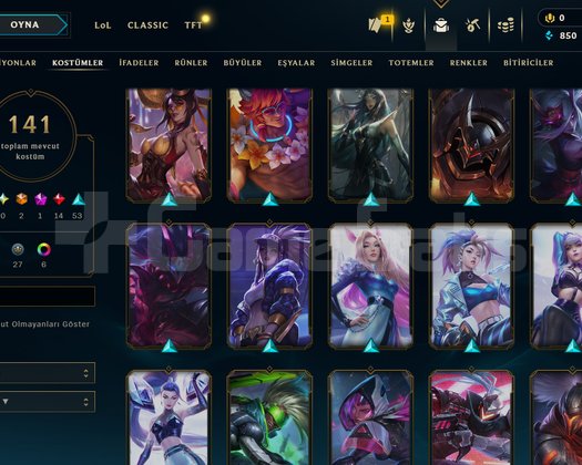 245 LEVEL / 106 SKİN / 135 HERO