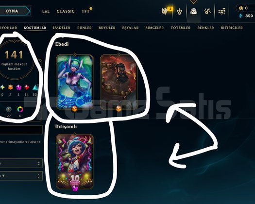 245 LEVEL / 106 SKİN / 135 HERO