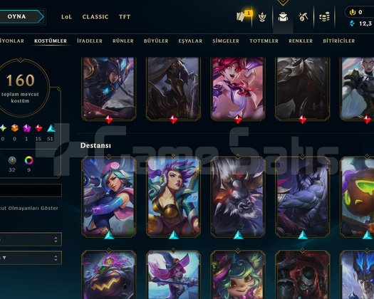 233 LEVEL / 125 SKİN / 154 HERO