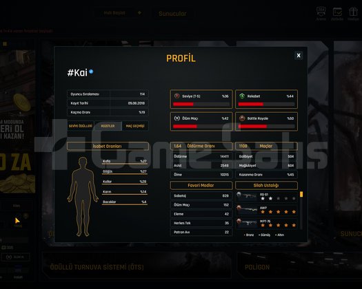 114 Sıralama Zula Full Sınırsız Hesap