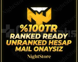 TR +20 UNRANKED HESAP HEMEN TESLİMAT !