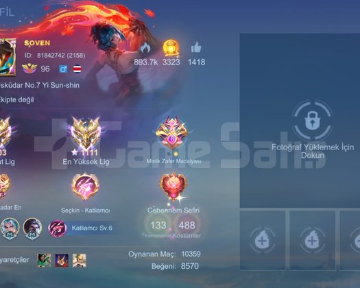 MAX 1111 YILDIZ EFSANE RANK HESABI