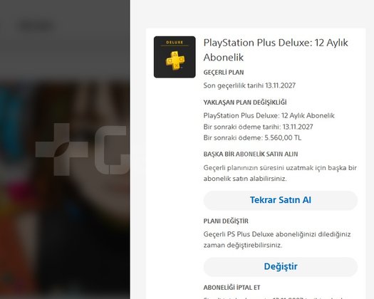 PLAY STATİON PLUS DELUXE HESABI