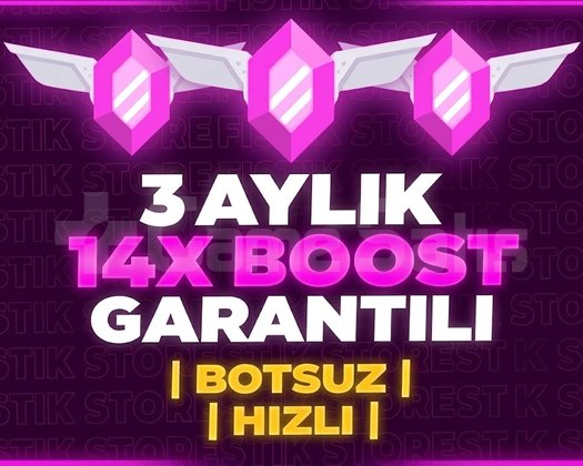Discord - 3 Aylık + 14X +BOOST + GARANTİ