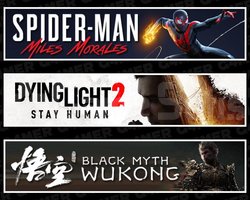 Miles +Dying Light 2 +Black Myth Wukong