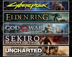 Cyberpunk +Elden +GOW +Sekiro +Uncharted