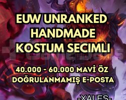 EUW HANDMADE 40-60K +MÖ 30 Level