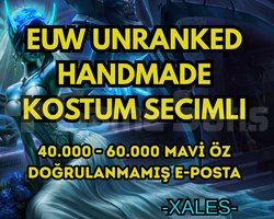 EUW HANDMADE 40-60K +MÖ 30 Level