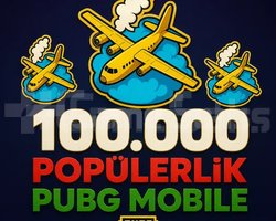 100.000 POPÜLERLİK PUBG MOBİLE