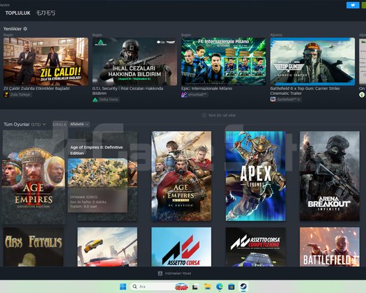Steam Hesabı