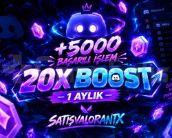 20X BOOST 1 AYLIK - +5000 BAŞARILI + HIZ