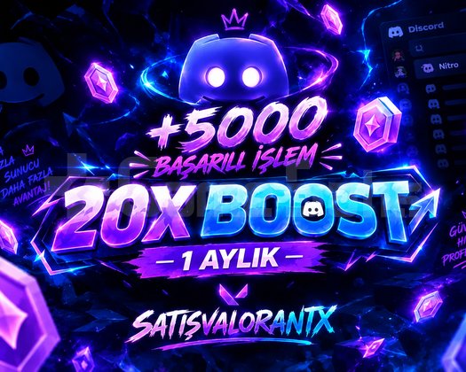 20X BOOST 1 AYLIK - +5000 BAŞARILI + HIZ