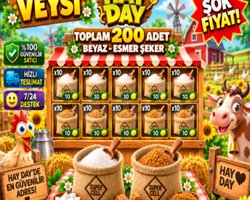200 adet beyaz-esmer şeker