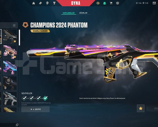 4 BIÇAK/ 7 VANDAL/ 6 PHANTOM