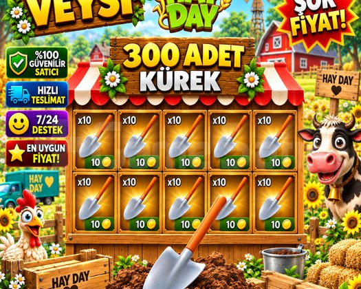 300 adet kürek