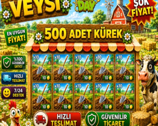 500 adet kürek