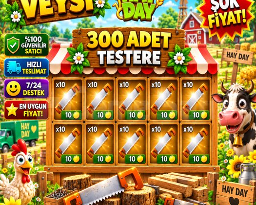 300 adet testere