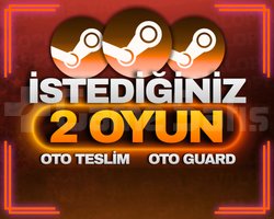 İSTEDİĞİNİZ 2 OYUN OTO TESLİM