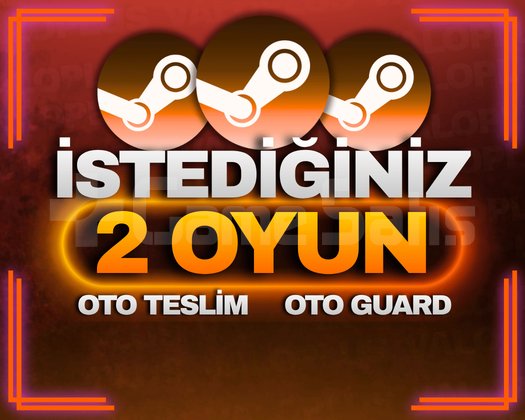 İSTEDİĞİNİZ 2 OYUN OTO TESLİM