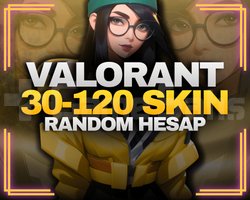 TR GİRİŞ 30-120 SKİNLİ VALORANT RANDOM